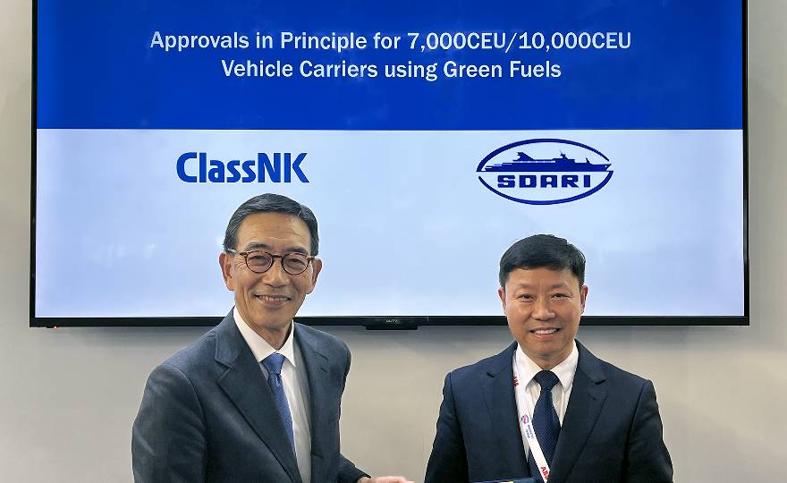 ClassNK awards AiPs for SDARI’s green fuels powered vehicle carriers for ammonia ready LNG dual fueled